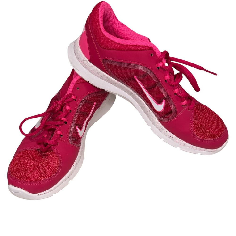NIKE Flex Experience RN 3 Pink Red Mesh Running Shoes 7.5 EUC